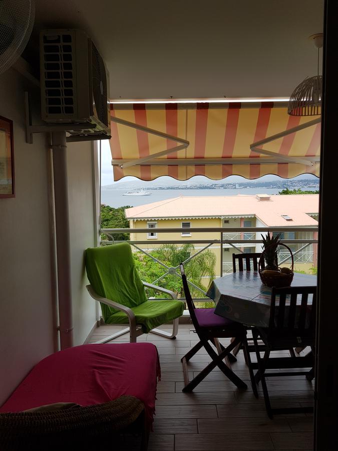 Studio Kasanaco Avec Vue La Baie De Fort De France 레트루아질레 외부 사진
